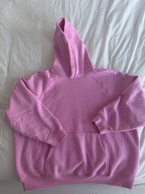 aritzia sweatfleece morganite Pink mega raglan hoodie